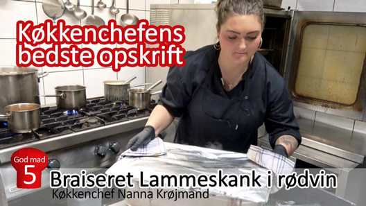 Opskrift lammekølle / braiseret lammeskank