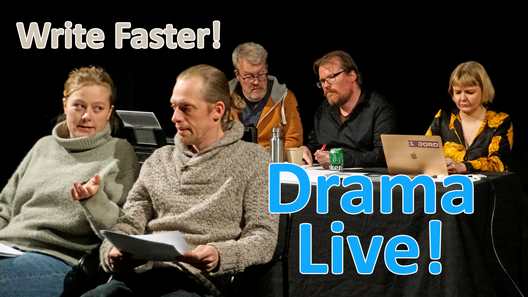 Impro-teater på Katapult: Write Faster!